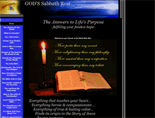 Tablet Screenshot of godssabbathrest.us